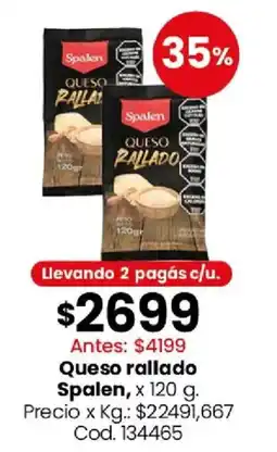 Coto Spalen queso rallado oferta