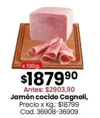Coto Cagnoli jamón cocido oferta