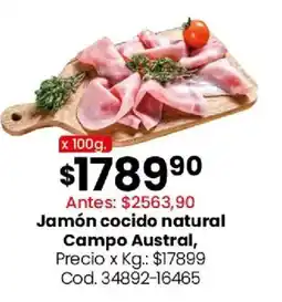 Coto Campo austral jamón cocido natural oferta