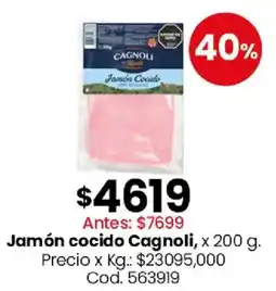 Coto Cagnoli jamón cocido oferta