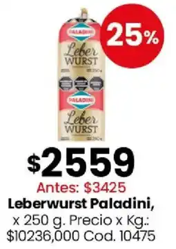 Coto Paladini leberwurst oferta