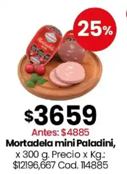Coto Paladini mortadela mini oferta