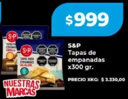 Supermayorista Vital S&P tapas de empanadas oferta