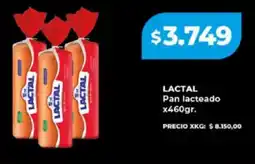 Supermayorista Vital LACTAL Pan lacteado oferta