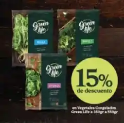 Supermayorista Vital Green life en vegetales congelados oferta