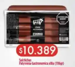 Supermayorista Vital Paty viena salchichas oferta