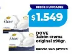 Supermayorista Vital Dove jabón crema original oferta