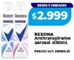 Supermayorista Vital Rexona antitranspirante aerosol oferta