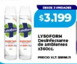 Supermayorista Vital Lysoform desinfectante de ambientes oferta
