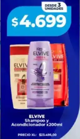 Supermayorista Vital Elvive shampoo y acondicionador oferta