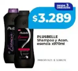 Supermayorista Vital Plusbelle shampoo y acon. esencia oferta