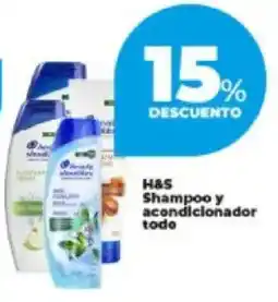 Supermayorista Vital H&S shampoo y acondicionador todo oferta