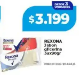Supermayorista Vital Rexona jabon glicerina oferta