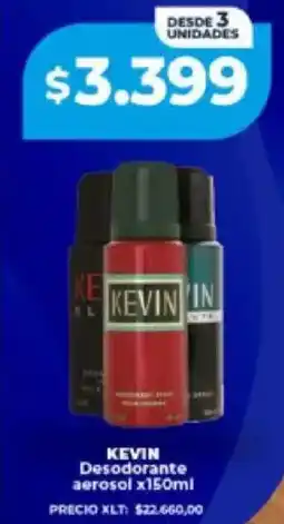 Supermayorista Vital Kevin desodorante aerosol oferta