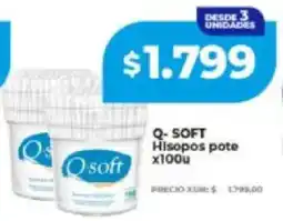 Supermayorista Vital Q-soft hisopos pote oferta