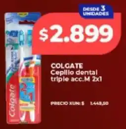 Supermayorista Vital Colgate cepillo dental triple acc. oferta