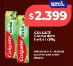 Supermayorista Vital Colgate crema dent herbal oferta