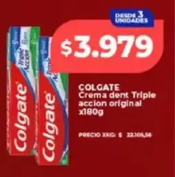 Supermayorista Vital Colgate crema dent triple accion original oferta