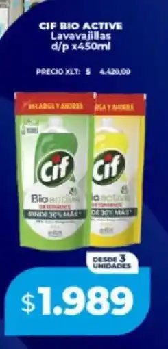 Supermayorista Vital Cif bio active lavavajillas d/p oferta