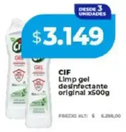 Supermayorista Vital Cif limp gel desinfectante original oferta