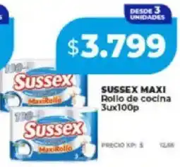 Supermayorista Vital Sussex maxi rollo de cocina oferta