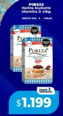 Supermayorista Vital Pureza harina leudante vitamina D oferta