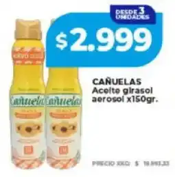 Supermayorista Vital Cañuelas aceite girasol aerosol oferta