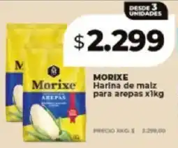 Supermayorista Vital Morixe harina de malz para arepas oferta