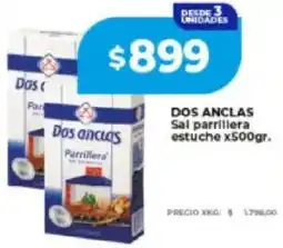 Supermayorista Vital Dos anclas sal parrillera estuche oferta