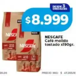 Supermayorista Vital Nescafé café molldo tostado oferta