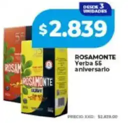 Supermayorista Vital Rosamonte yerba 55 aniversario oferta