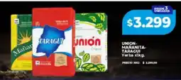 Supermayorista Vital Union- mañanita- taragui yerba oferta