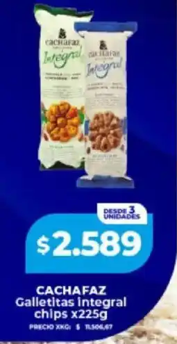 Supermayorista Vital Cachafaz galletitas integral chips oferta