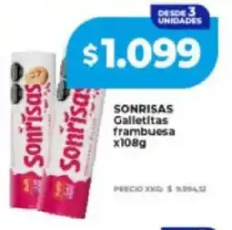 Supermayorista Vital Sonrisas galletitas frambuesa oferta