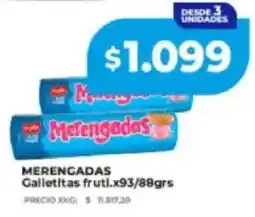 Supermayorista Vital Merengadas galletitas fruti oferta