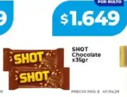 Supermayorista Vital Shot chocolate oferta