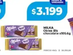 Supermayorista Vital Milka oblea bis chocolate oferta