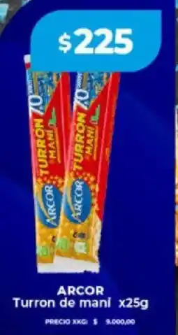 Supermayorista Vital Arcor turron de mani oferta