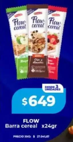 Supermayorista Vital Flow barra cereal oferta
