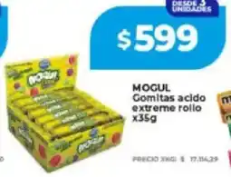 Supermayorista Vital Mogul gomitas acido extreme rollo oferta