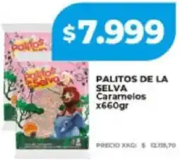 Supermayorista Vital Palitos de la selva caramelos oferta