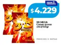 Supermayorista Vital 3D mega conos queso oferta