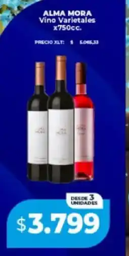 Supermayorista Vital Alma mora vino varietales oferta