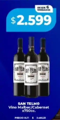 Supermayorista Vital San telmo vino malbec/cabernet oferta