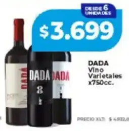 Supermayorista Vital Dada vino varietales oferta