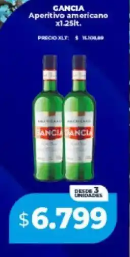 Supermayorista Vital Gancia aperitivo americano oferta