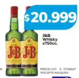 Supermayorista Vital J&B whisky oferta