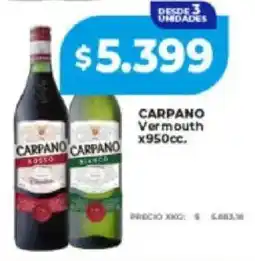 Supermayorista Vital Carpano vermouth oferta