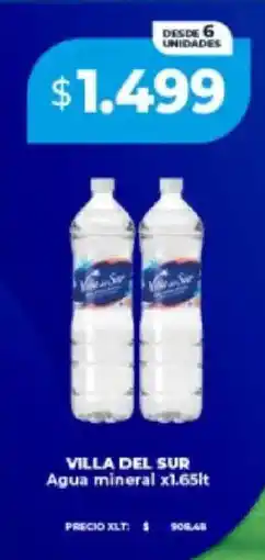 Supermayorista Vital Villa del sur agua mineral oferta