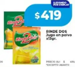 Supermayorista Vital Rinde dos jugo en polvo oferta